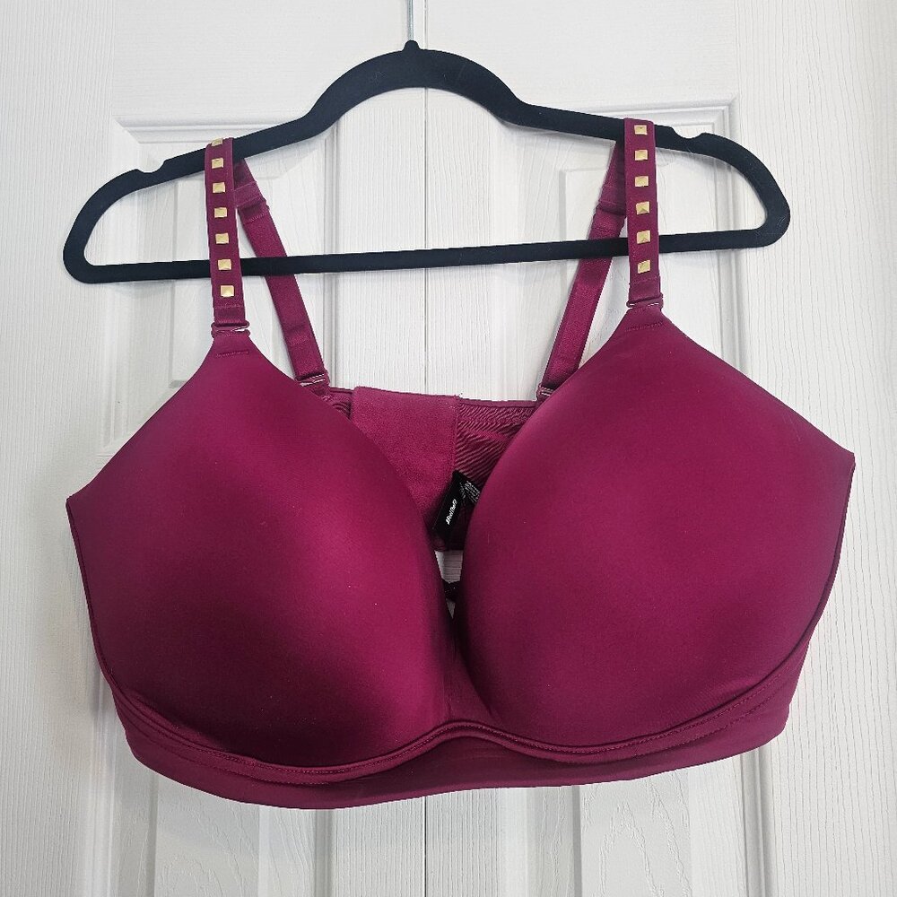 torrid wire free push up bra 42DDD magenta
